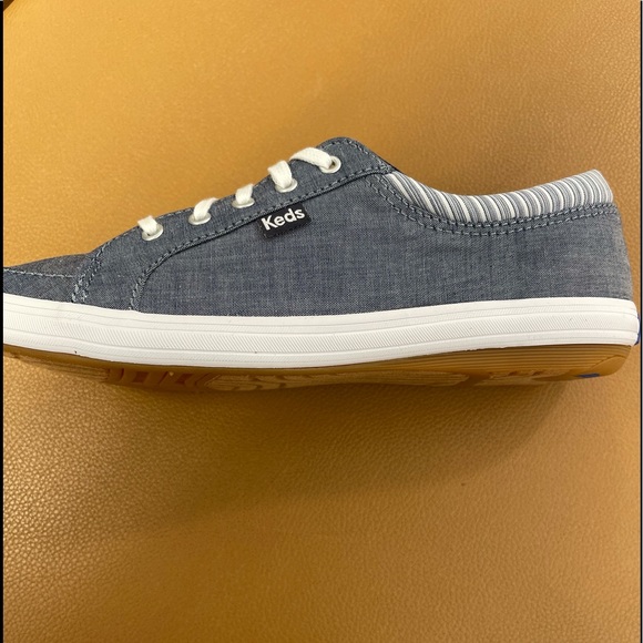 Keds Tour Chambray Striped Navy - Picture 3 of 5